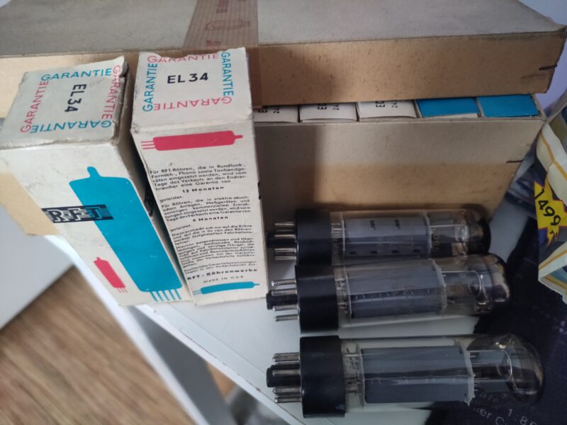 EL34 lampy elektronowe